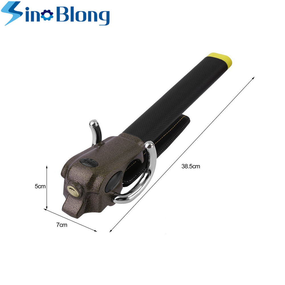 Universal Steel Auto Anti-Theft Security Rotary Lock T Shape Car Steering Wheel Lock - Qingdao Xinru
